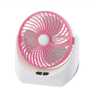 JY-1880 Rechargeable AC/DC 2400mAh Battery Portable Fan with LED Light